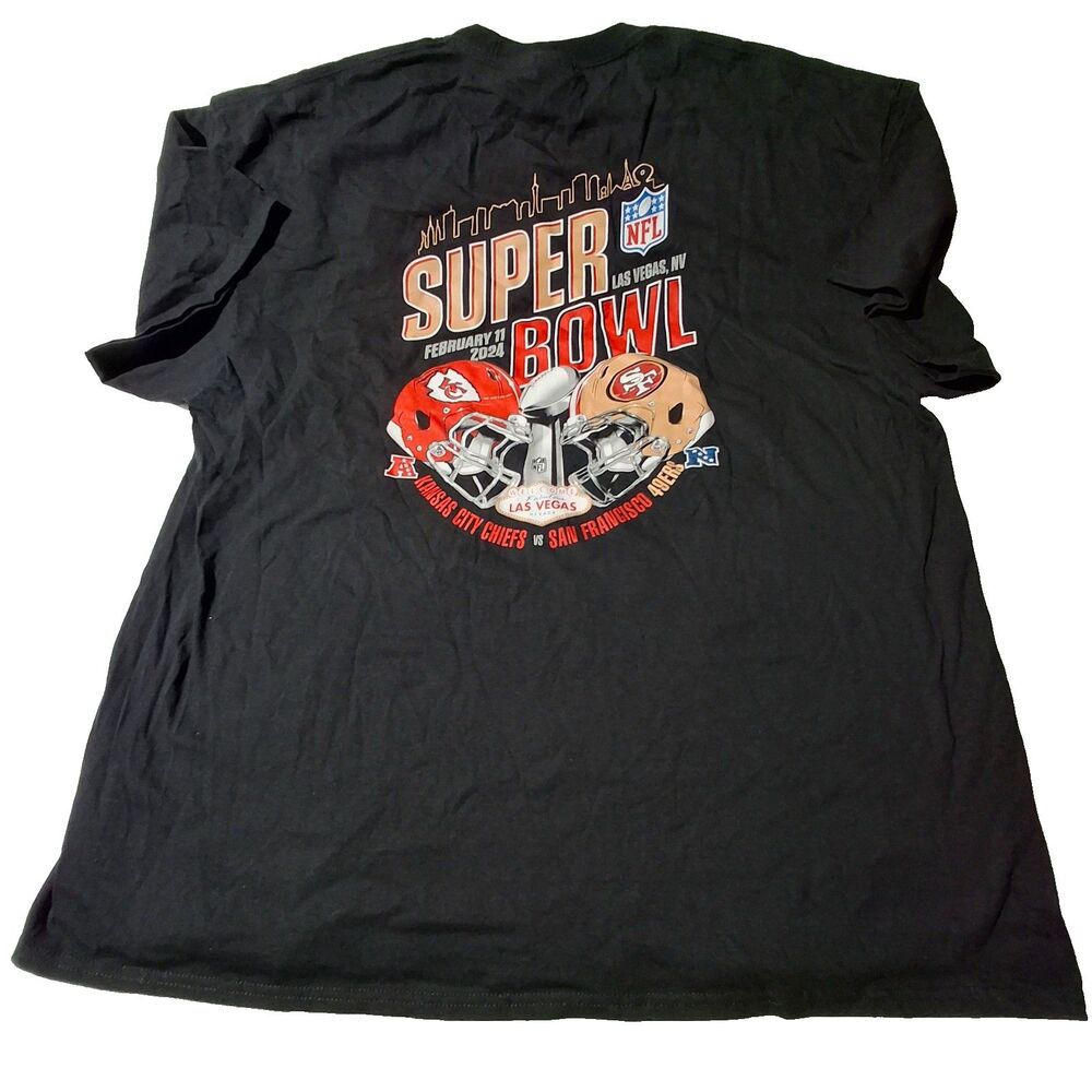 Port & Company 3XL LVIII Super Bowl Kansas City Chiefs Vs San Francisco 49ERS